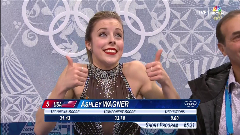 Illustration for article titled Ashley Wagner's Reactions Remain The Best